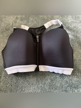 Victoria's Secret Black Sports Bra with White Band